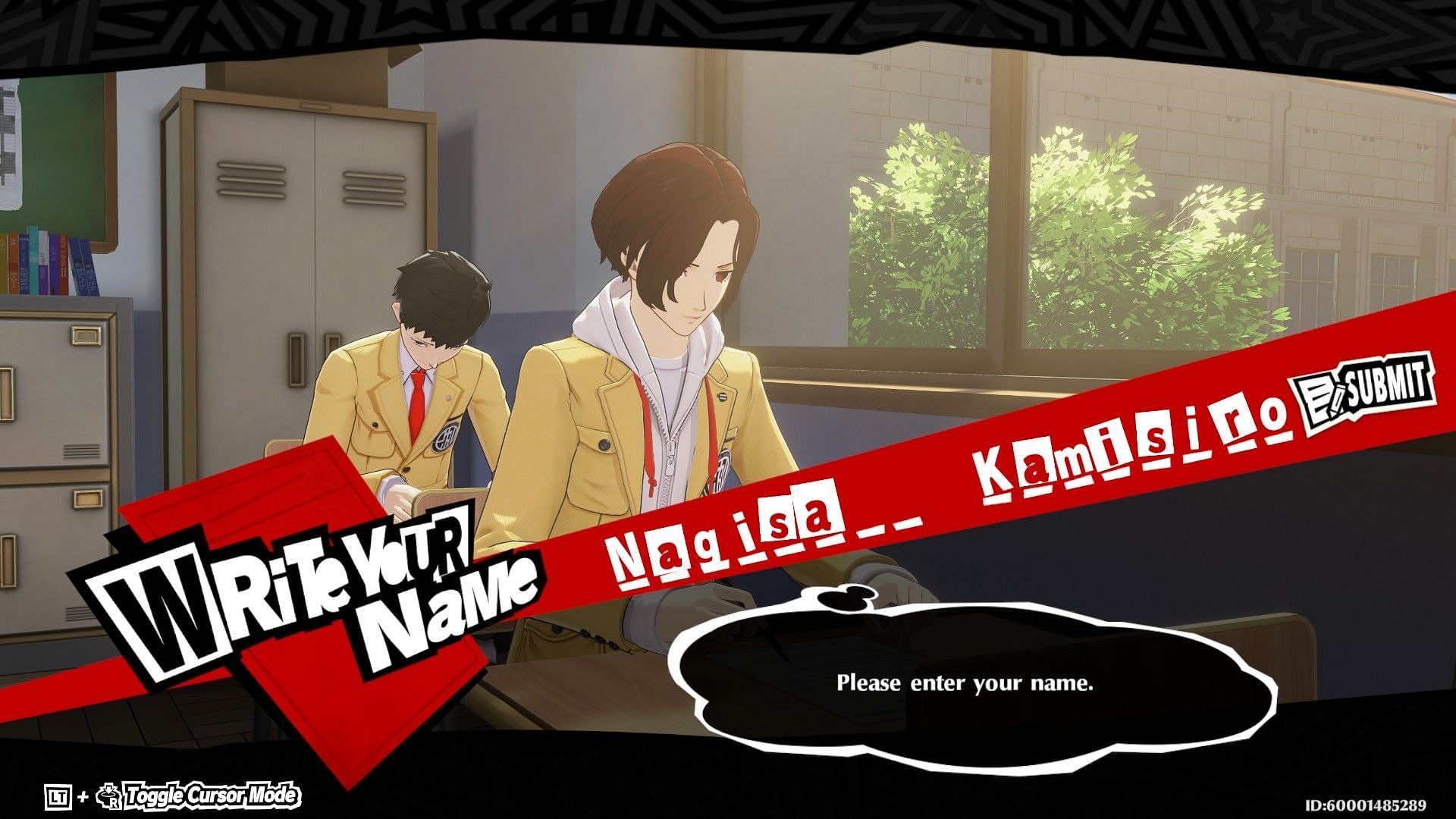 The default name of the protagonist (Image via ATLUS)